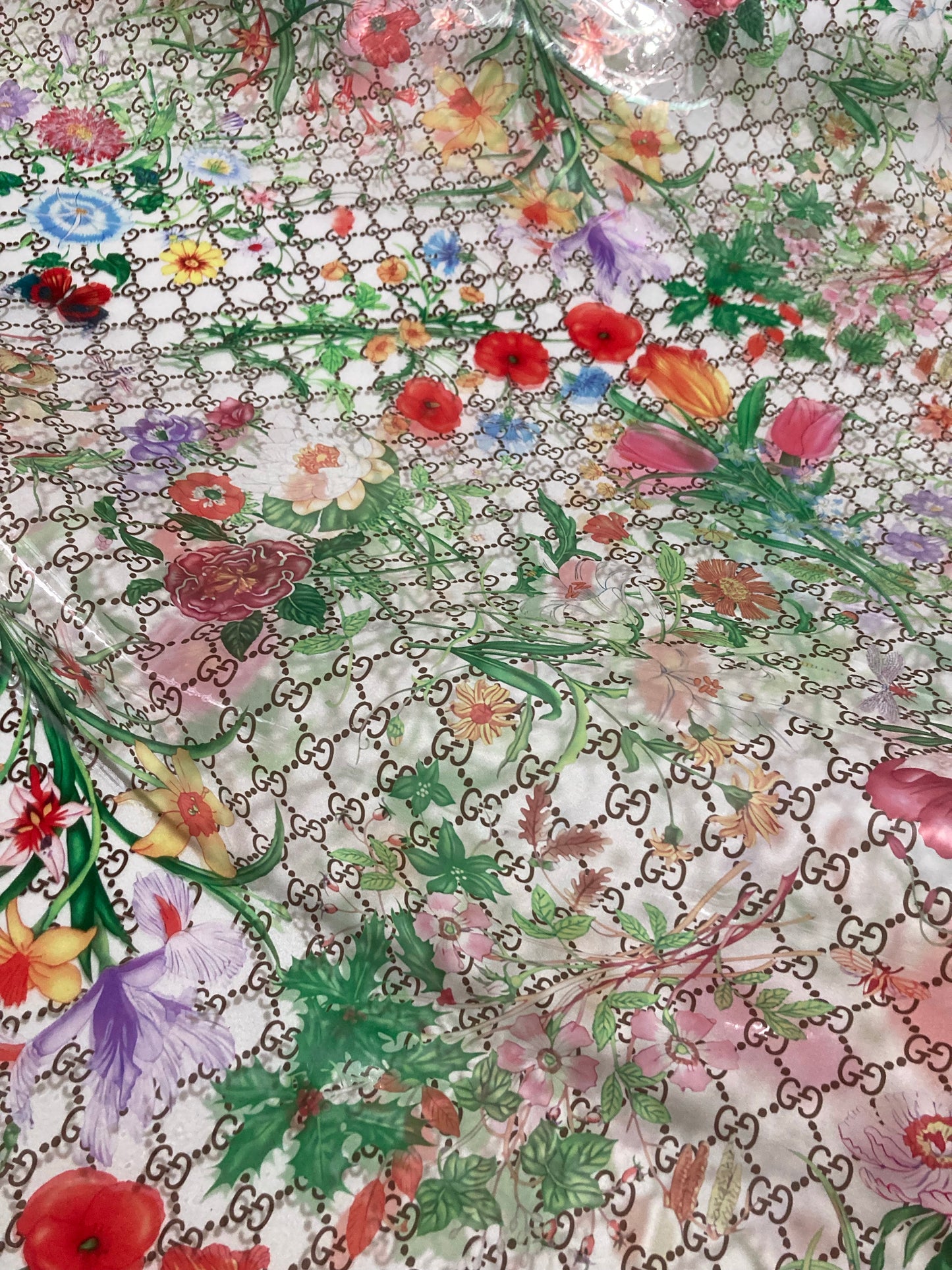 Transparent Custom Handmade GG Gucci Flower Material for Crafts