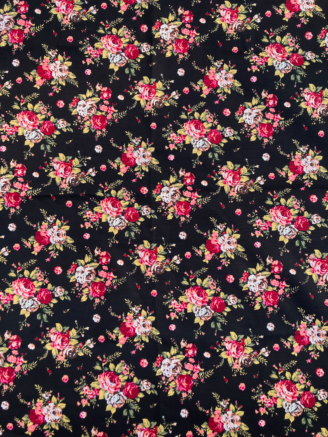 Cotton Sewing Flower Fabric for DIY Custom Sneakers