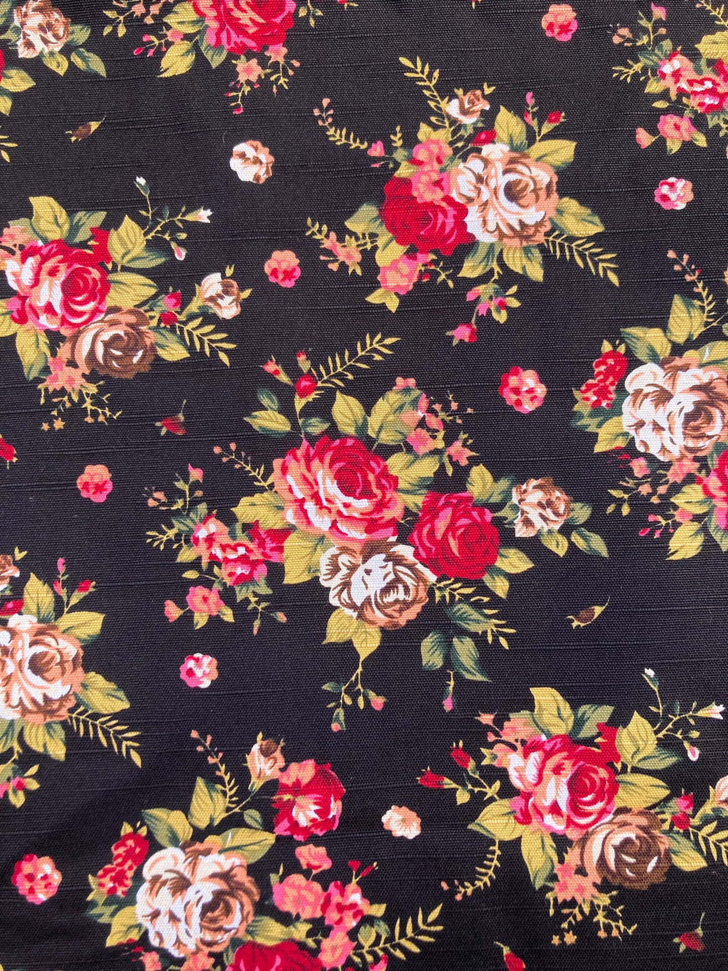 Cotton Sewing Flower Fabric for DIY Custom Sneakers