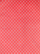 Load image into Gallery viewer, Red Damier Handmade Vinyl For Custom Sneakers Upholstery