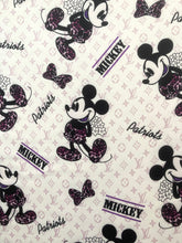 Load image into Gallery viewer, Satin Fabric Mickey Mouse LV Satin for DIY Custom Upholstery