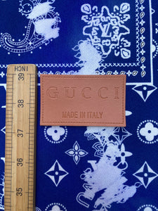 Gucci Leather Tag Label for Handmade Crafts DIY