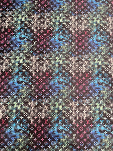 Beautiful Colorful LV Crafts Vinyl for Custom Sneaker Upholstery