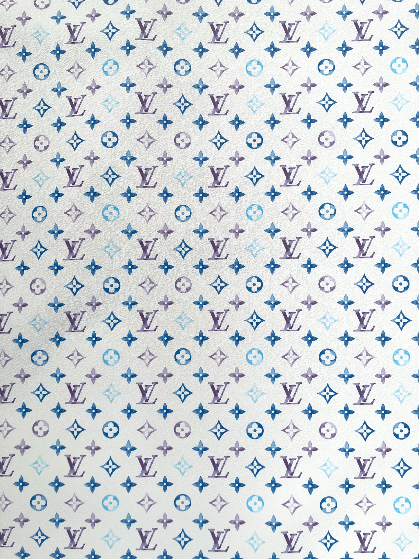 Regular Size Watercolor LV Custom Vinyl for DIY Crafts