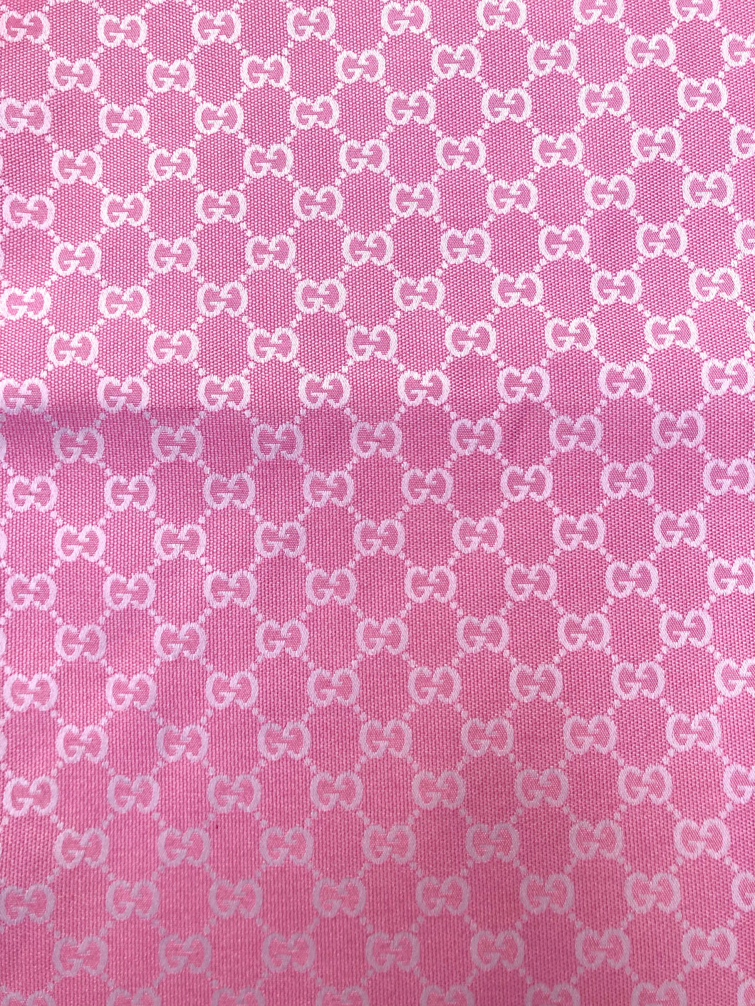 Barbie Pink GG Gucci Fabric for Custom DIY Handmade