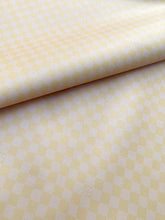 Load image into Gallery viewer, Crafting Light Yellow LV Damier Vinyl for Custom DIY Upholstery