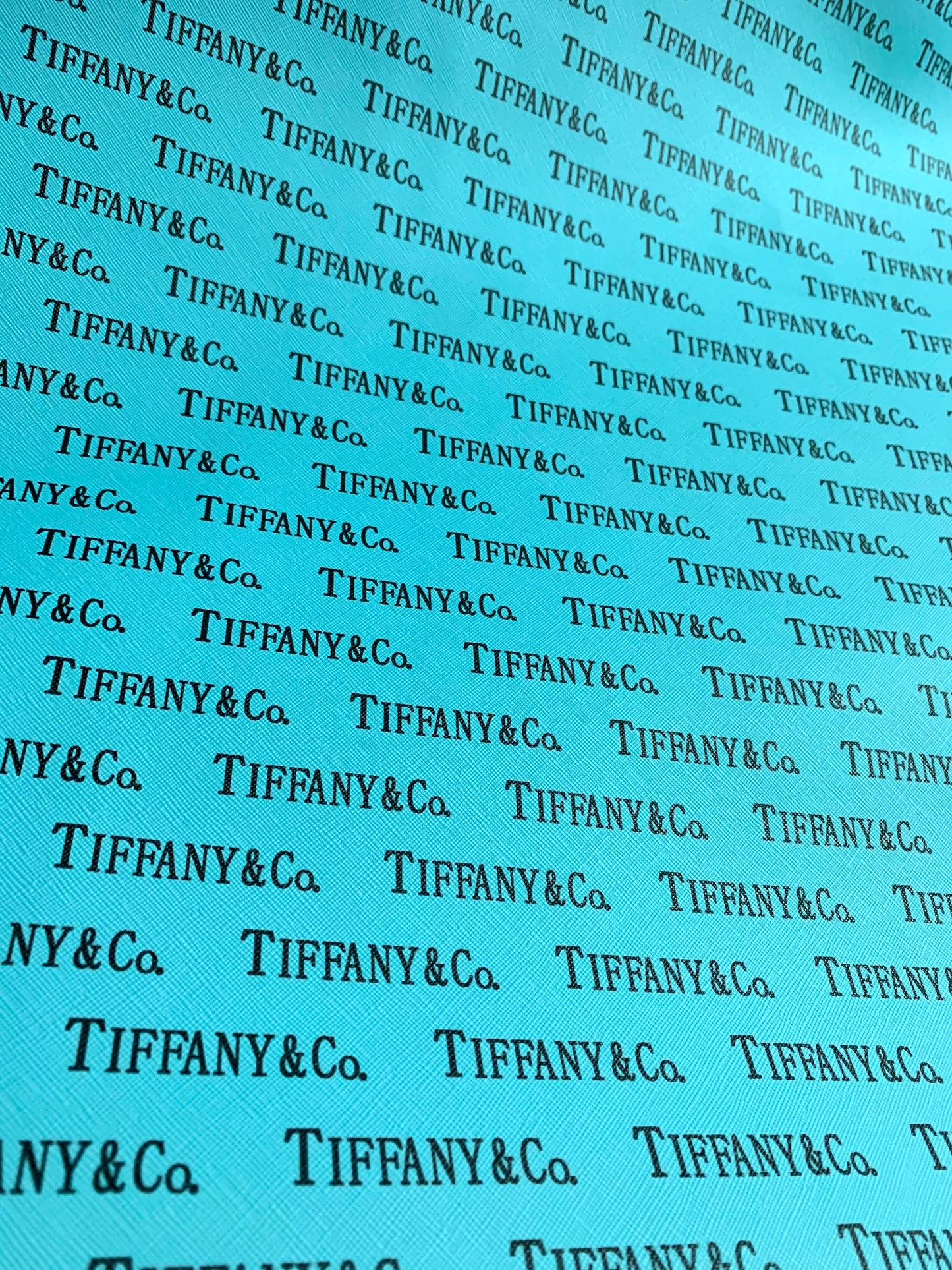 Tiffany Co. Individuelles handgefertigtes Vinyl zum Basteln