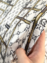 Load image into Gallery viewer, Gucci Supreme Satin Fabric for Pajama Custom DIY