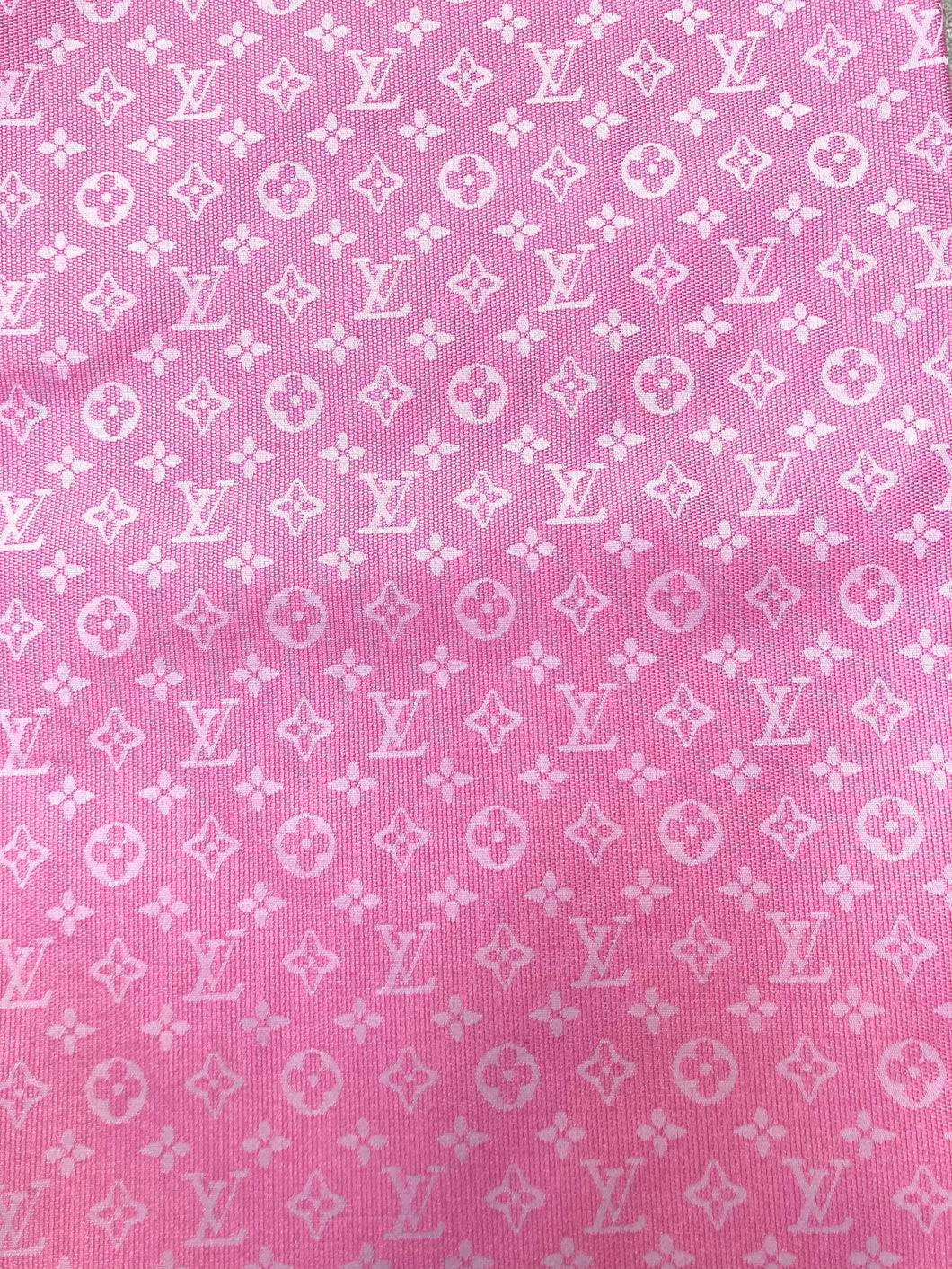 Barbie Pink LV Inspired Custom Fabric for Handmade DIY Projects