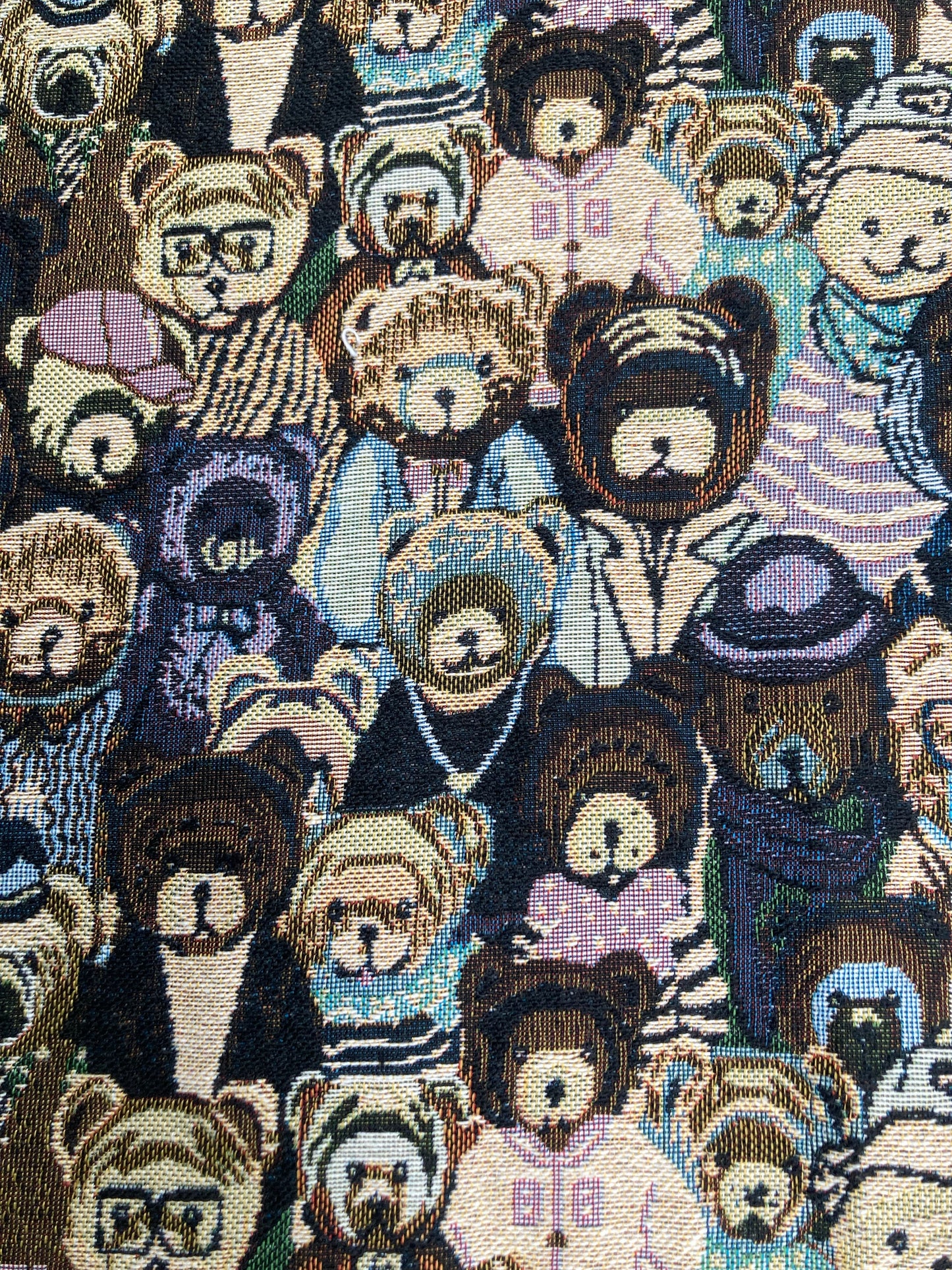 Jacquard Fabric Bear for Shoe Custom Head Band