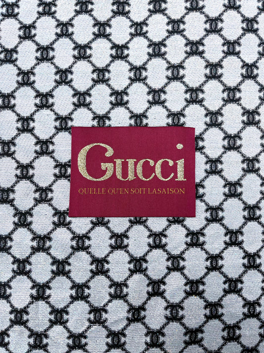 Étiquettes Gucci à coudre à la main pour bricolage fait main