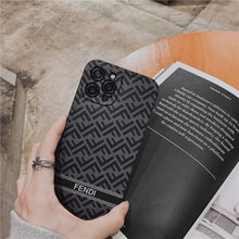 Load image into Gallery viewer, FENDI Soft Silicone iPhone Cases.