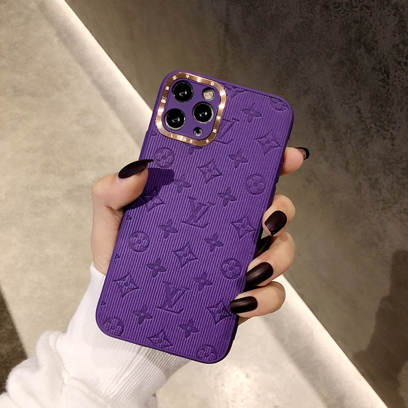 LV Leather Candy Colors Fantasic iPhone Cases