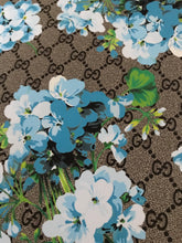 Load image into Gallery viewer, Classic GG Flower Leather Fabric for Shoe Custom Material