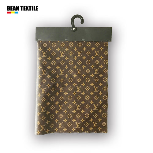 Classic LV vinyl crafting leather fabric for bag