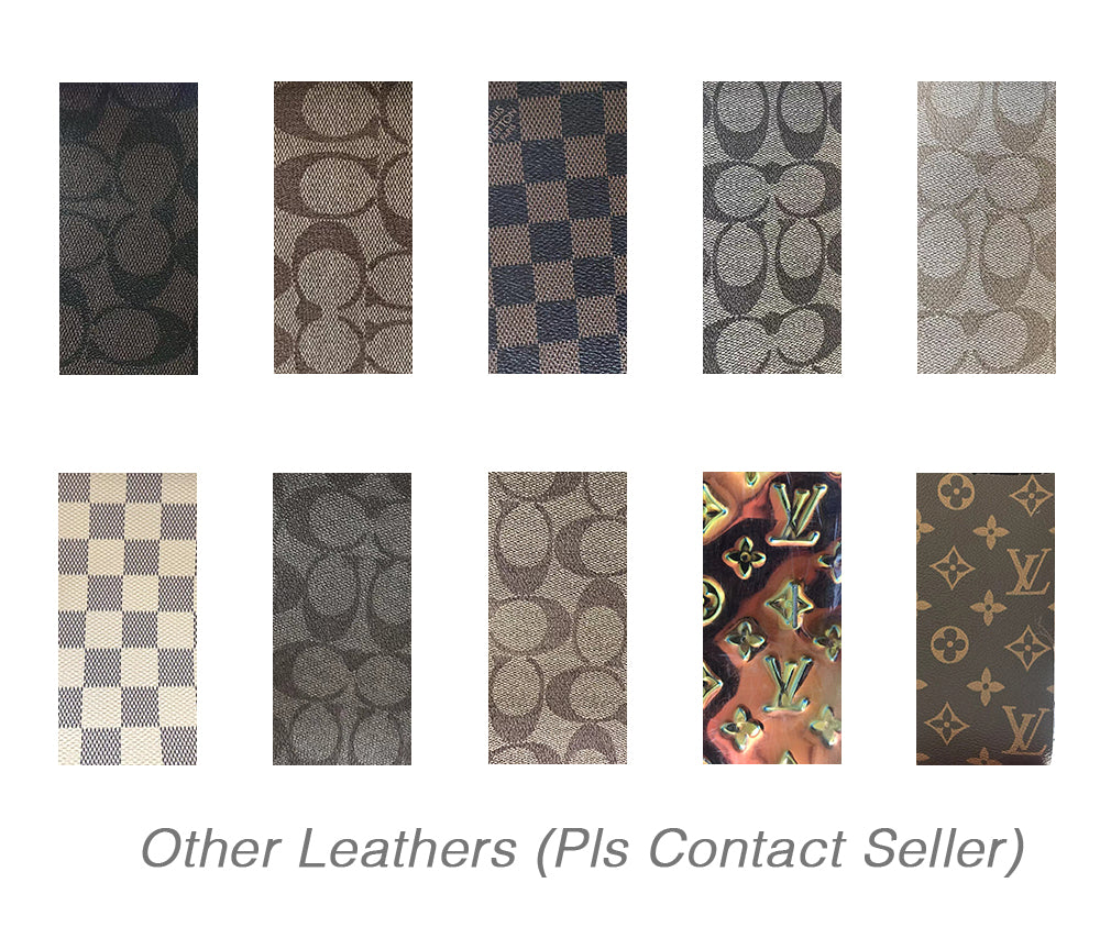 8x11, LV Synthetic Leather, Custom Leather Sheets, Ombre LV