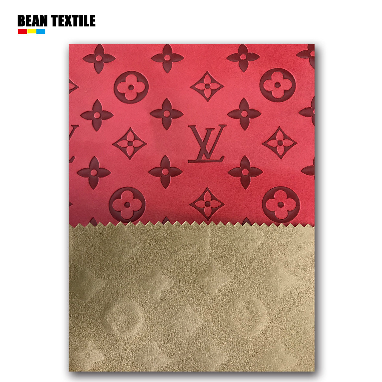 Super LV Embossed Cotton Fabrics for Brand Name Clothing for Autumn and  Winter Collections MXYH103