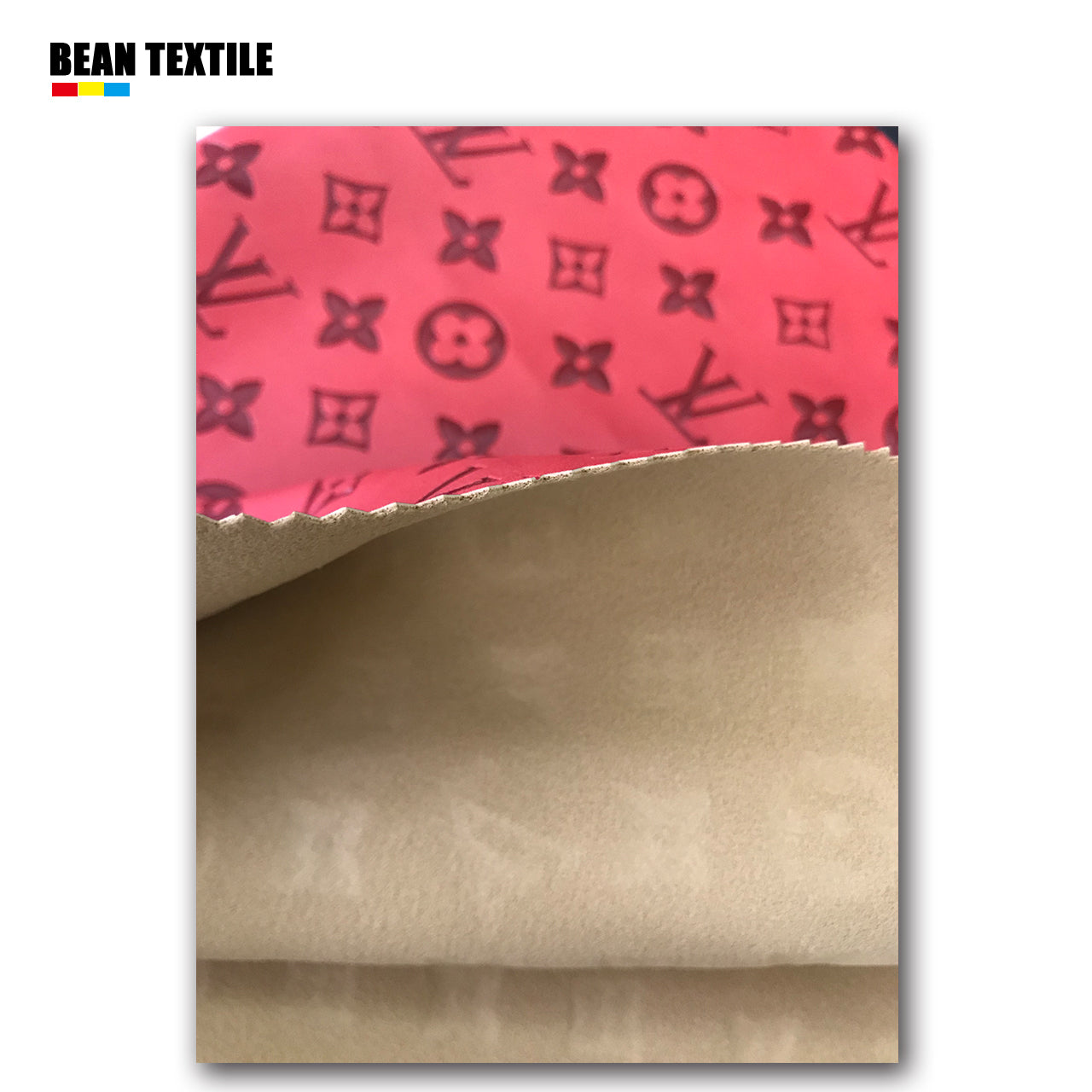 Super LV Embossed Cotton Fabrics for Brand Name Clothing for Autumn and  Winter Collections MXYH103