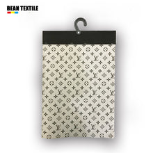 Load image into Gallery viewer, White LV vinyl craft leather fabric for bag