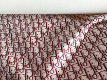 Load image into Gallery viewer, Classic Red Dior Custom Fabric Leather by Yard for Shoe Custom