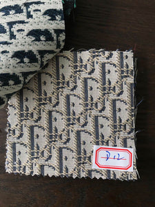 Classic Dior Fabric Jacquard Designer for Shoe Custom and Bag Fabric sold by Yard