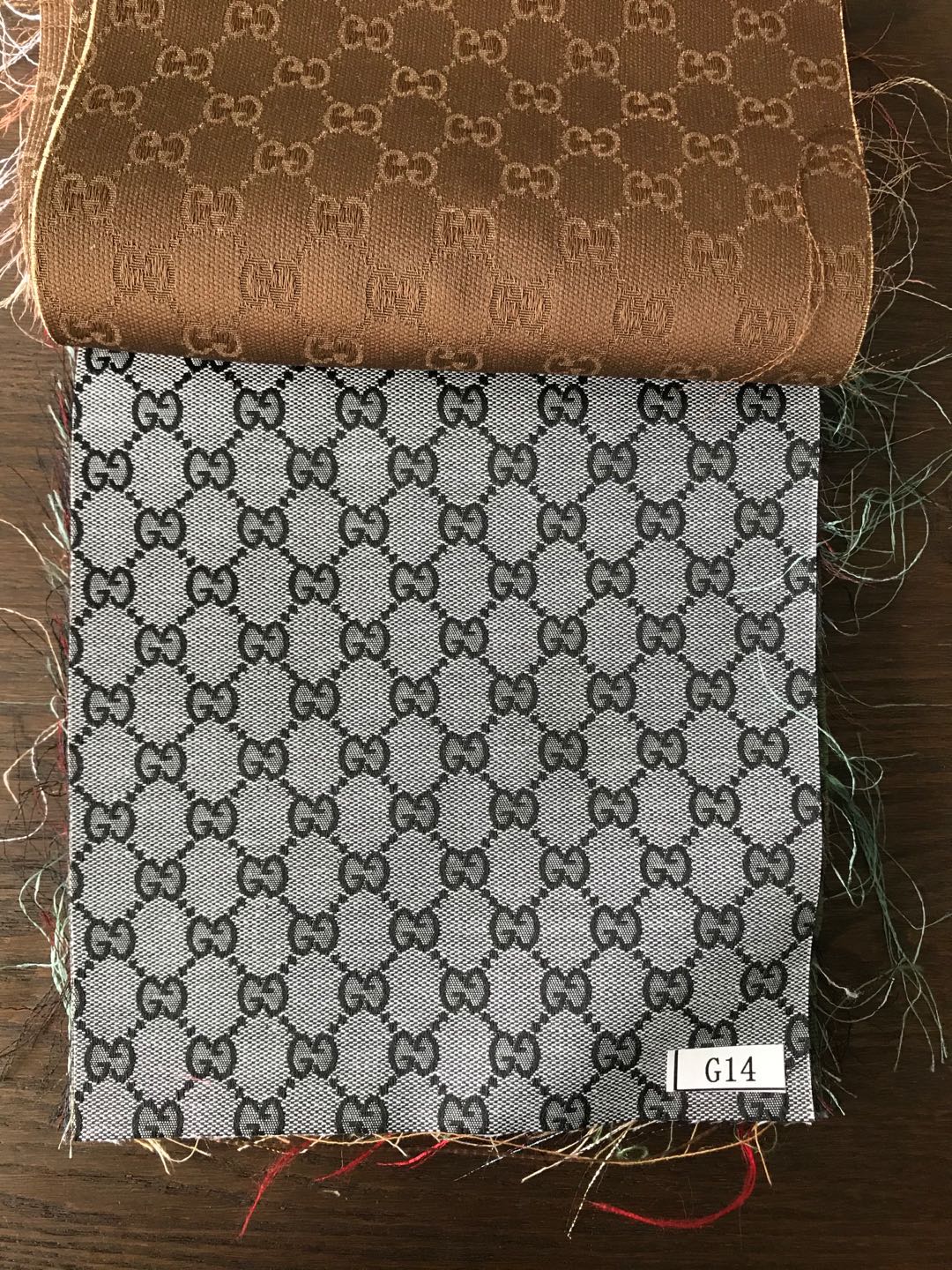 Gucci-Jacquardstoff für individuelle Schuhe und Masken