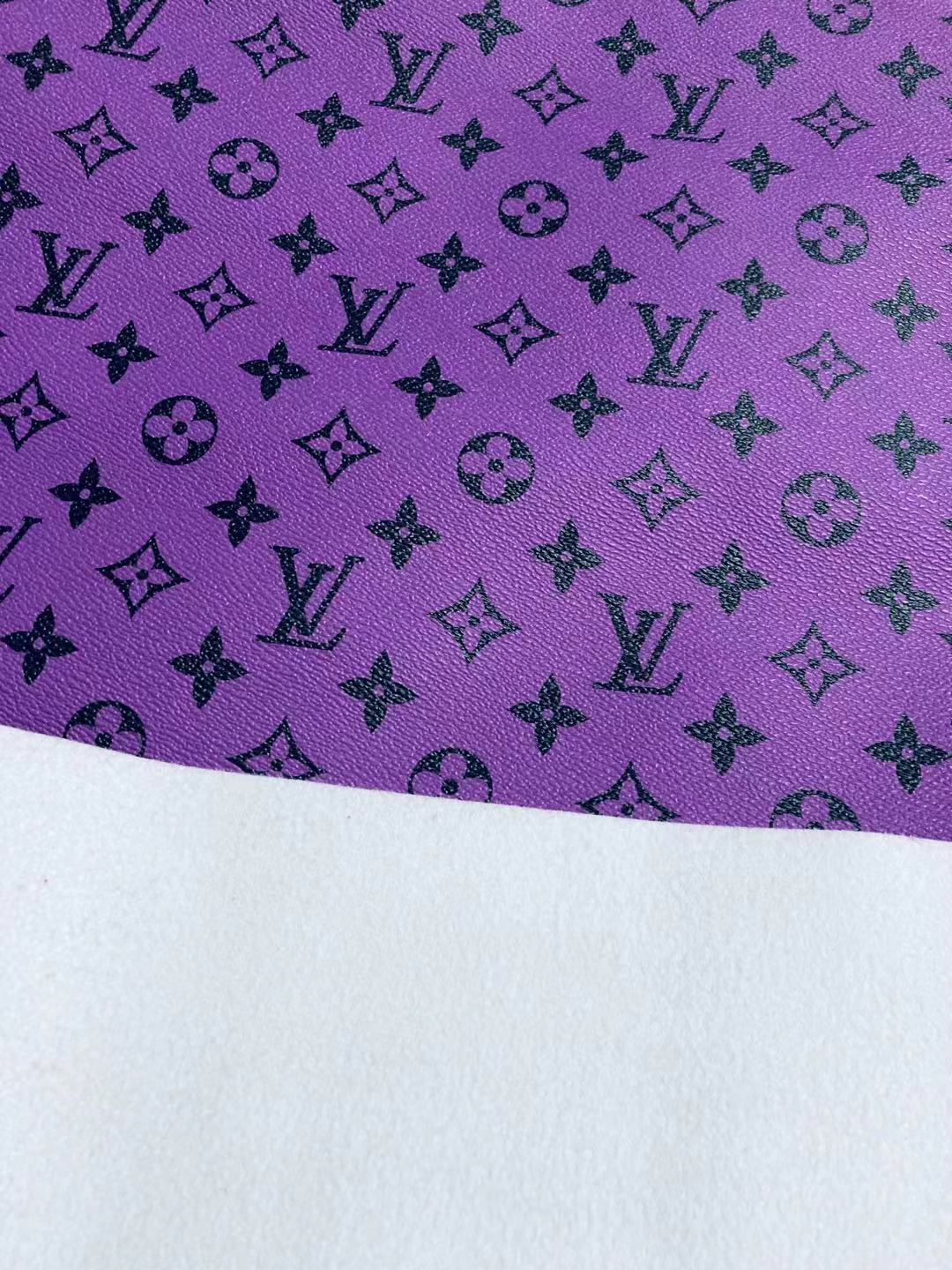 Purple LV Leather