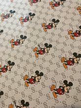 Load image into Gallery viewer, Hot Sale New Trending Gucci Mickey Leather Fabric for Sell