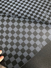 Load image into Gallery viewer, Classic Black Damier Check LV Leather Fabric for Shoe Custom