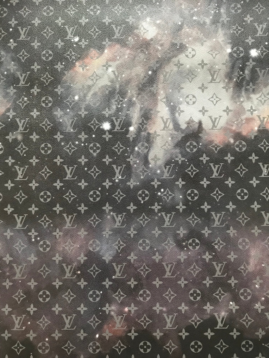 New Trending Galaxy LV Leather Fabric for Bag Shoe Customs