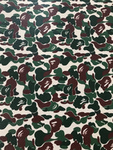 Load image into Gallery viewer, Bape Leather Designer Inspired Faux Leather Fabric for Custom