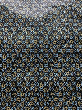 Load image into Gallery viewer, Blue Star Gucci Leather Fabric