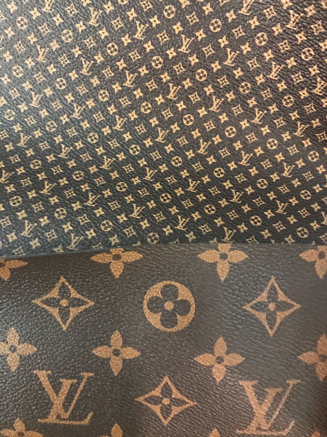 Mini Small  LV Leather Fabric for Bag and Crafting