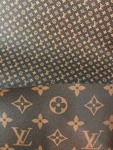 Mini Small  LV Leather Fabric for Bag and Crafting