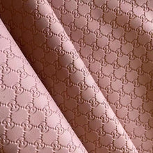 Load image into Gallery viewer, Pink Embossed Gucci Soft Leather Fabric