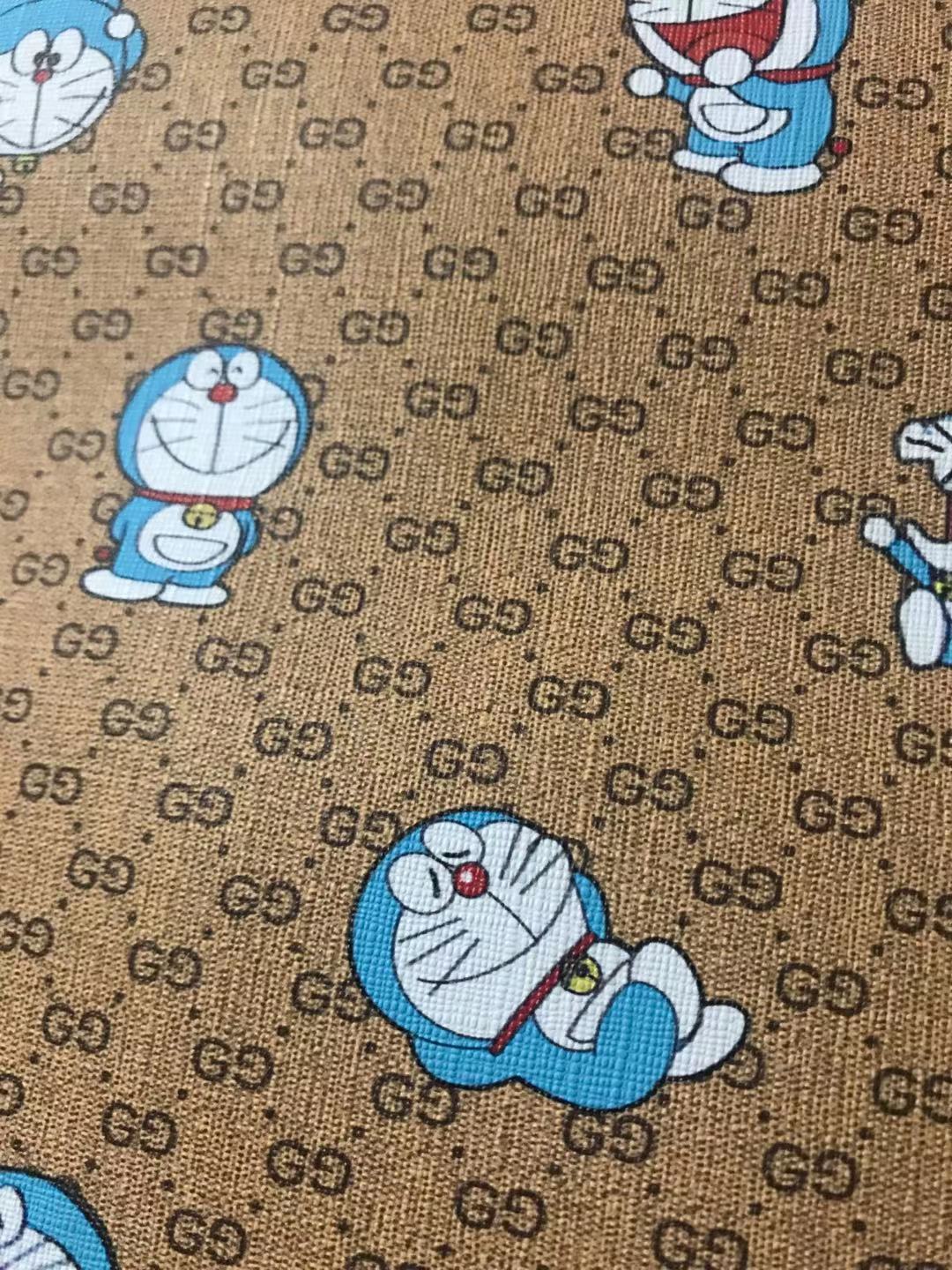 Cuir vinyle Gucci Doraemon pour sac à chaussures personnalisé