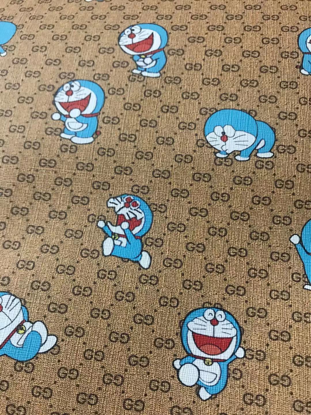 Cuir vinyle Gucci Doraemon pour sac à chaussures personnalisé