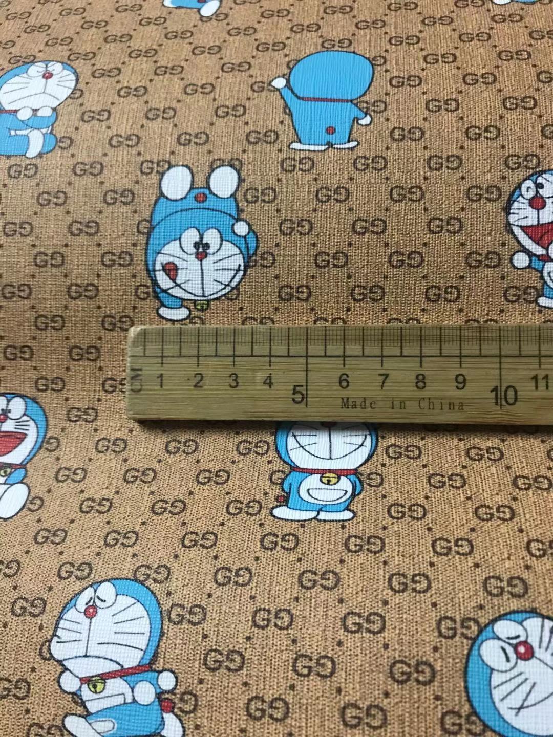 Cuir vinyle Gucci Doraemon pour sac à chaussures personnalisé