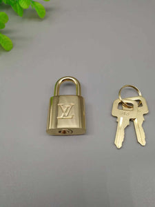 LV Gold Lock&Key Accessory