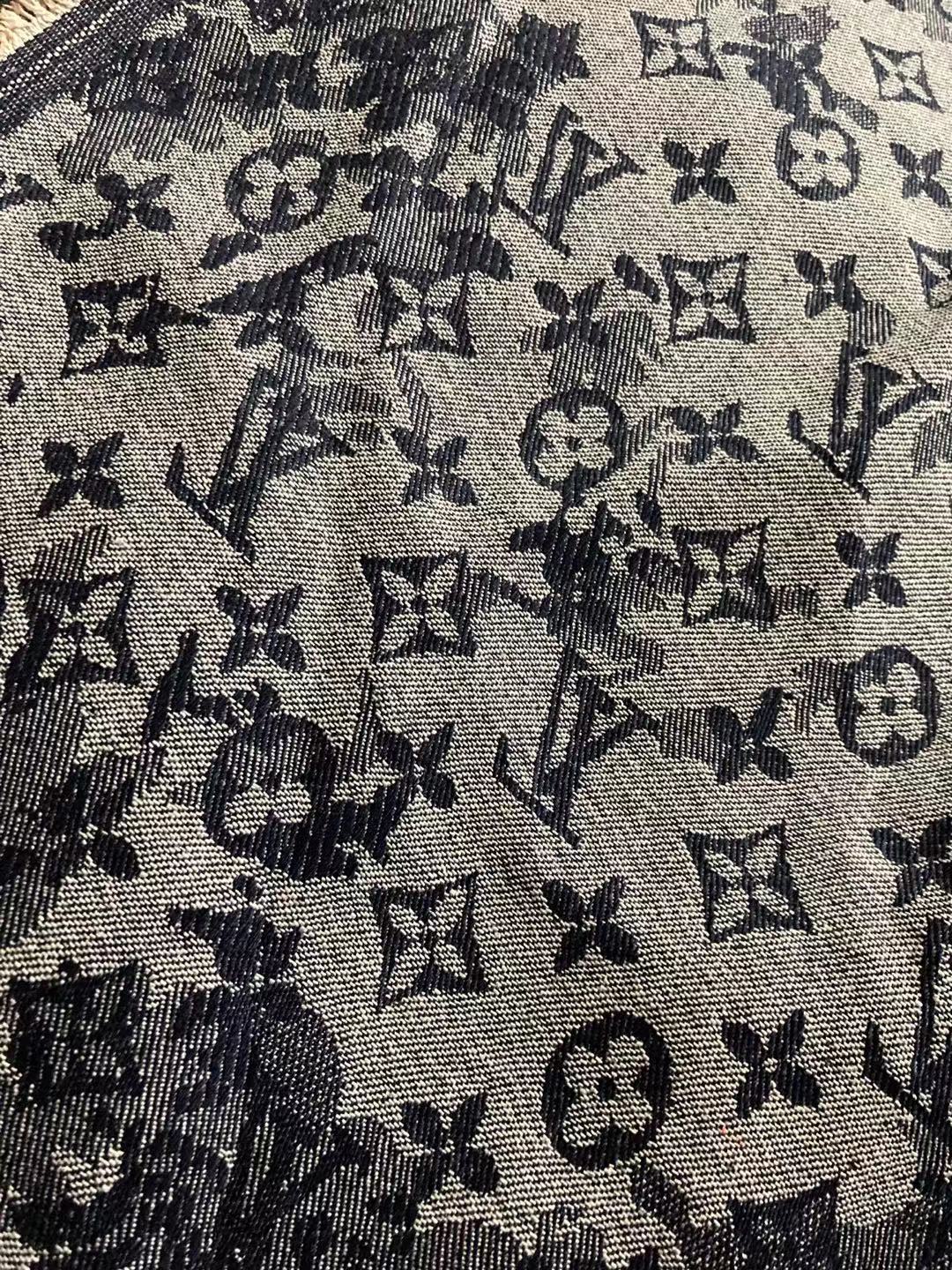 LV Denim Camouflage Baumwollstoff für individuelle Jacke