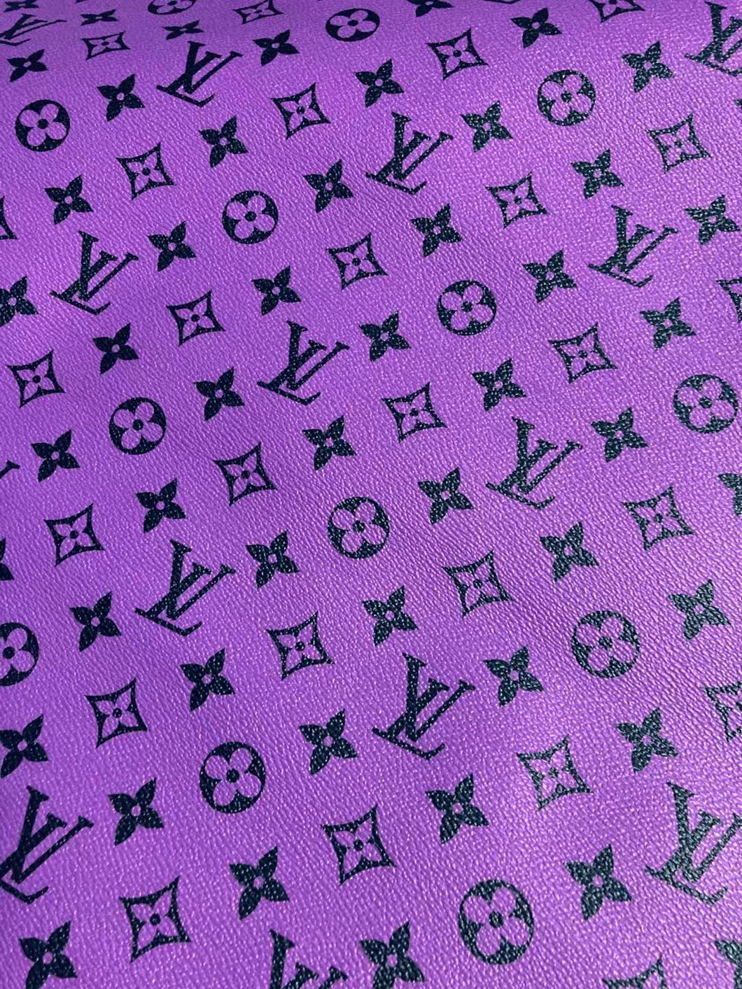 Beautiful Pure Purple Designer Faux Leather for Custom Sneakers Bag
