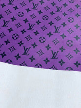 Load image into Gallery viewer, Beautiful Pure Purple Designer Faux Leather for Custom Sneakers Bag