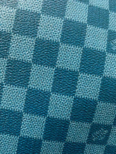 Load image into Gallery viewer, Dirty Blue Damier Check LV Leather for Bag Wallet