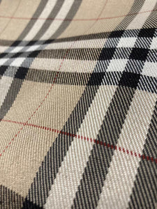 High Quality Burberry Check Cotton Brushed Cozy Fabric for Shirt