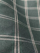 Load image into Gallery viewer, Dark Green Premium Check Fabric