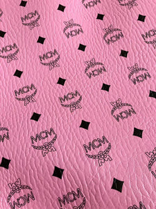 Pink MCM Leather Vinyl for Custom Sneakers