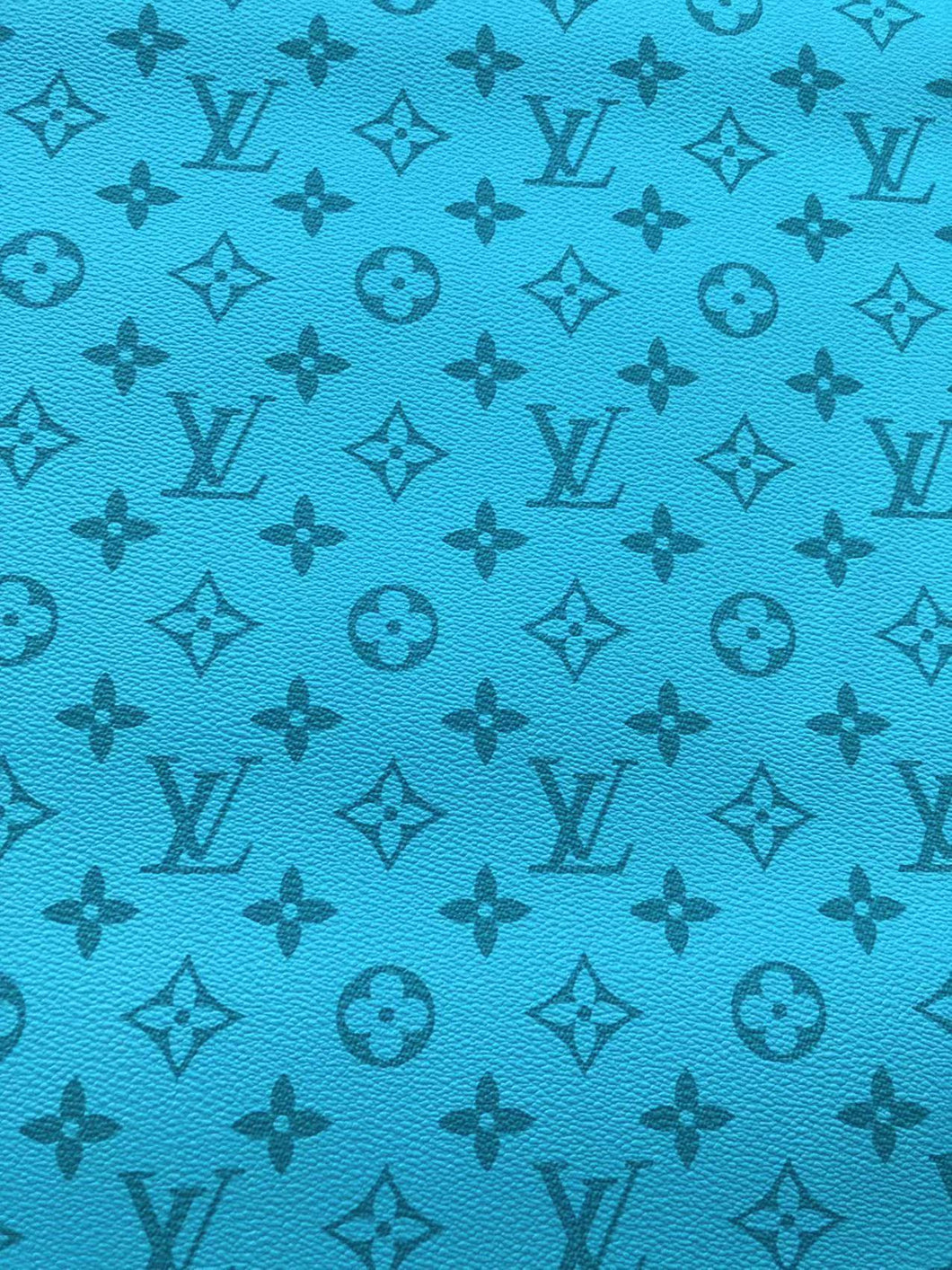 Special Blue Lv Leather Vinyl for Custom Sneakers