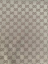 Load image into Gallery viewer, Trending New Big GG Gucci Brown Cotton Fabric for Clothing