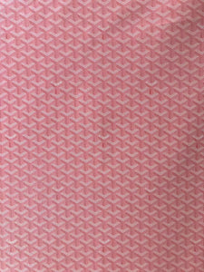 Original Quality Pink Goyard Canvas Fabric for Custom Sneakers Car Interior