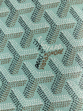 Load image into Gallery viewer, Light Tiffany Blue Goyard Canvas Leather for Custom Sold by Yard